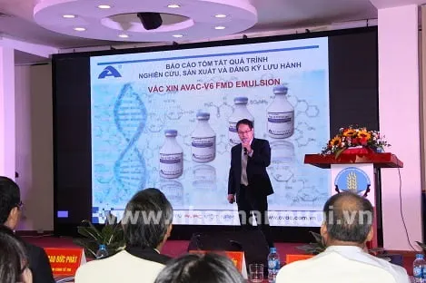 Công bố vắc xin phòng bệnh LMLM type O và chuyển giao giống vi rus LMLM type A để sản xuất vắc xin