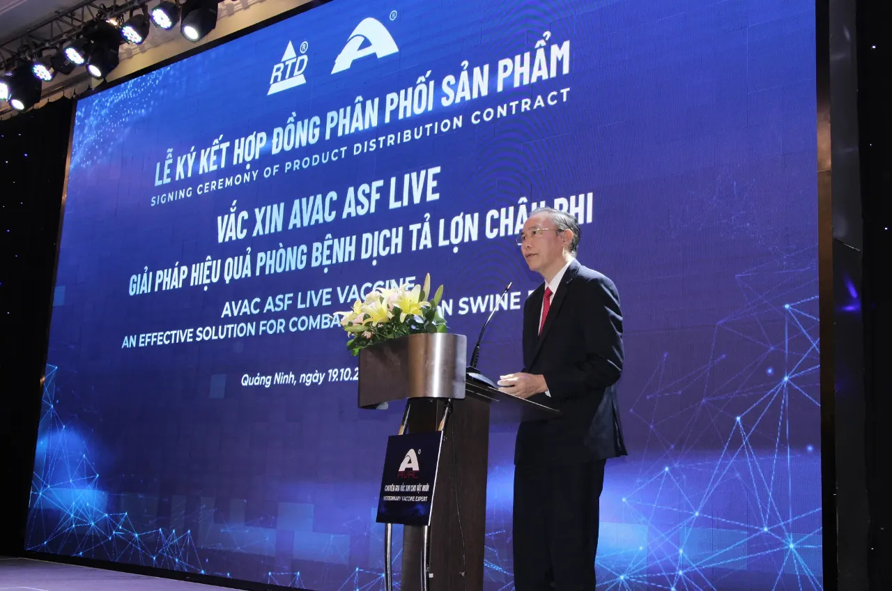 Vắc xin Dịch tả lợn châu Phi AVAC ASF LIVE chính thức được xuất khẩu