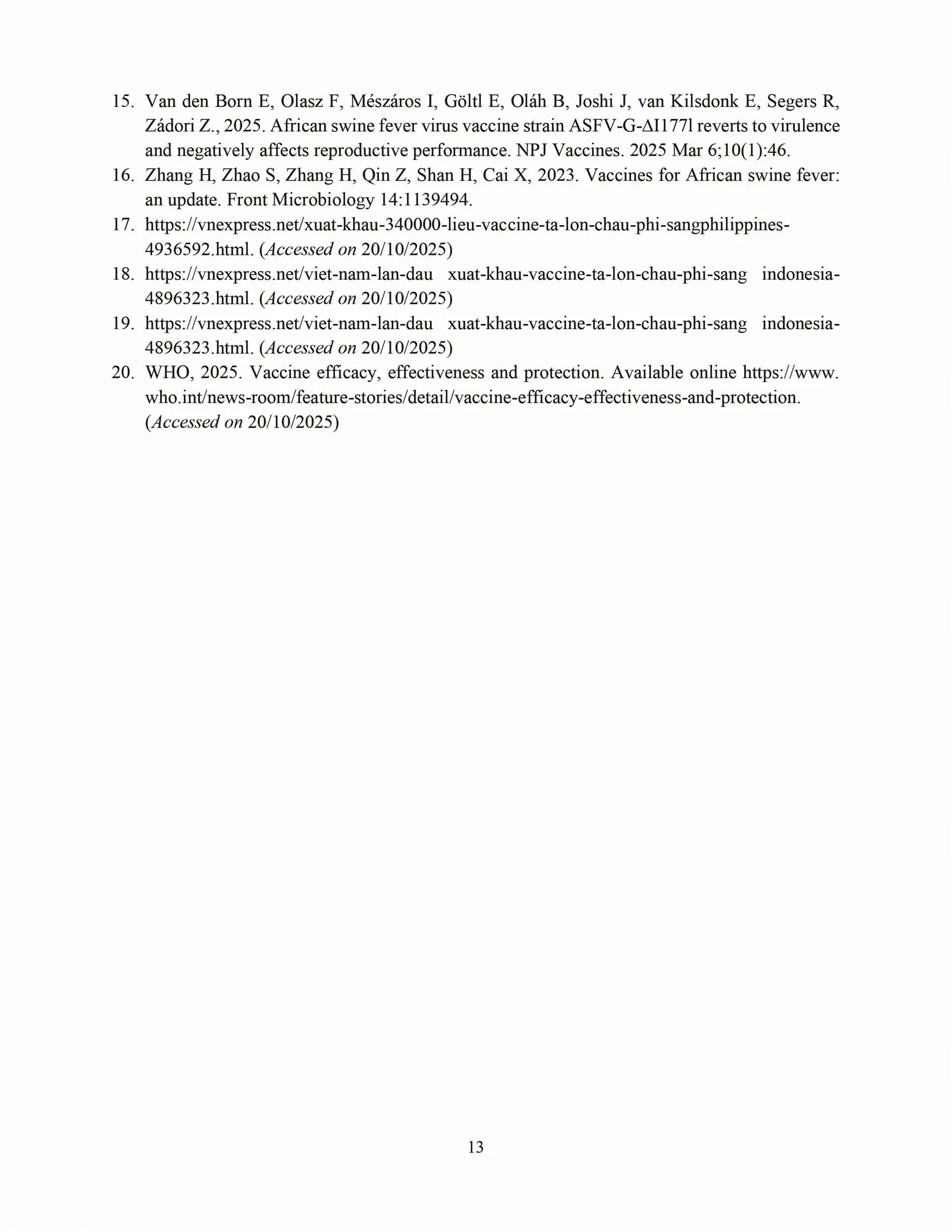 Evaluating the safety and effectiveness of the AVAC ASF LIVE vaccine against African swine fever under field conditions
