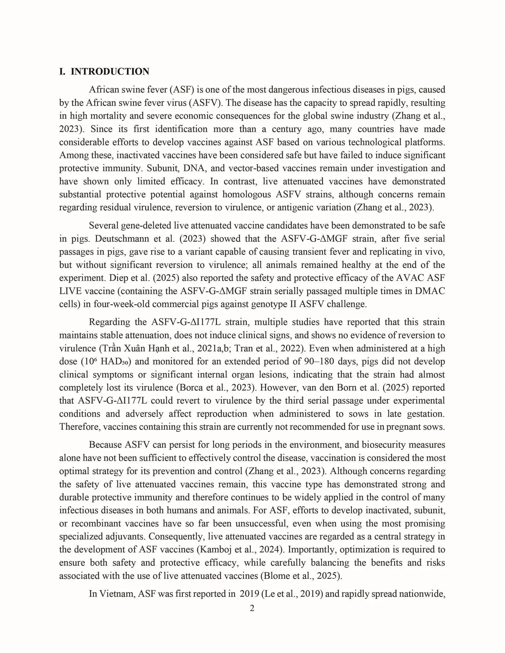 Evaluating the safety and effectiveness of the AVAC ASF LIVE vaccine against African swine fever under field conditions