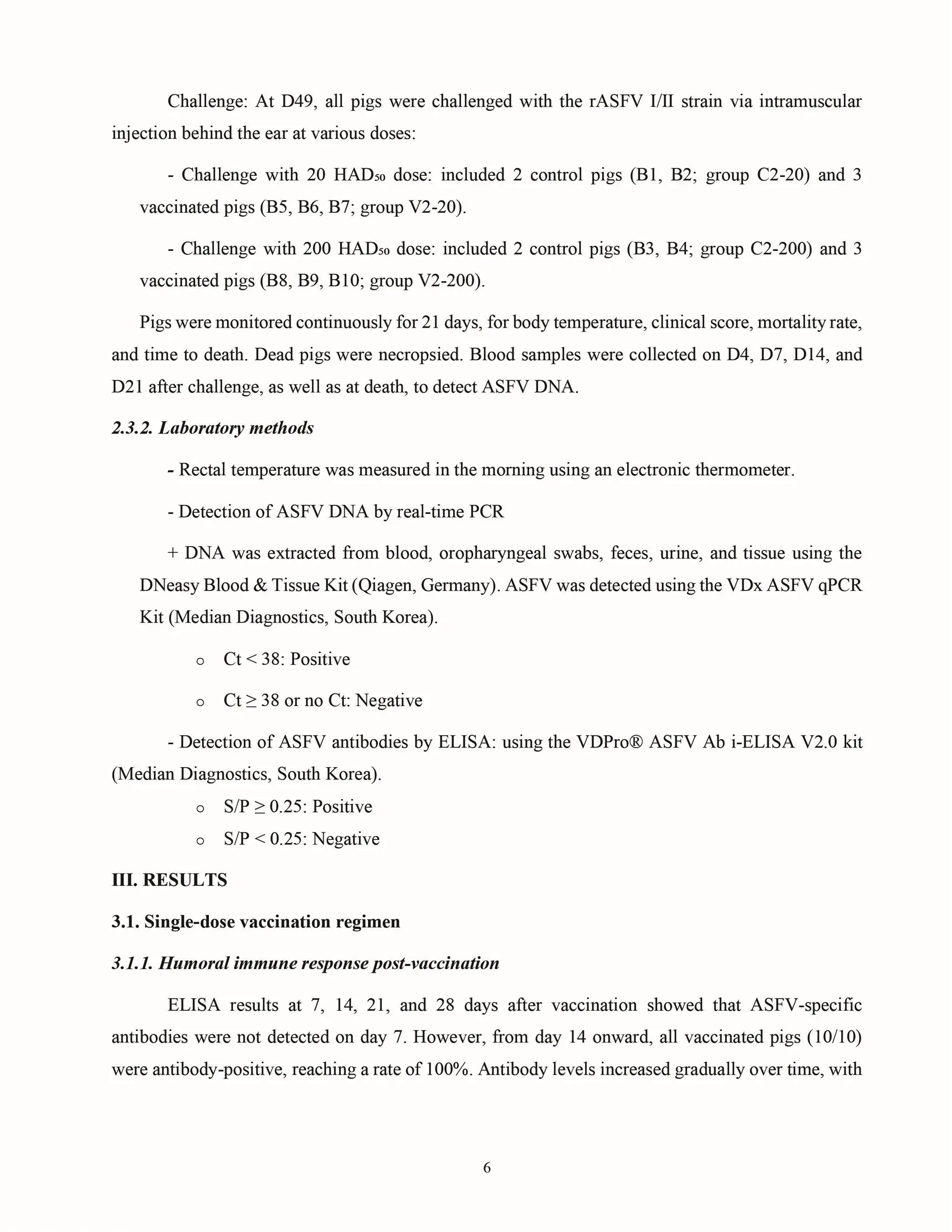 Cross-protective efficacy of the AVAC ASF LIVE vaccine against recombinant rASFV I,II strain