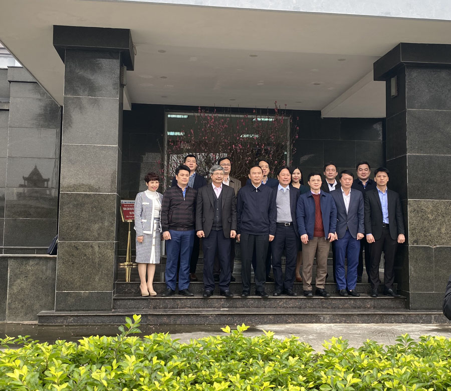 Đoàn lãnh đạo bộ NN&PTNN , Cục Thú Y về thăm và làm việc 1